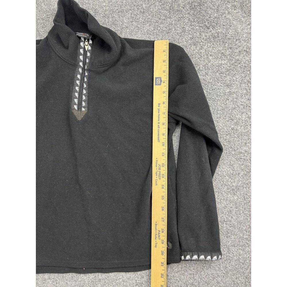 Kerrits Sweatshirt Womens Medium Black Fleece 1/4 Zip Pullover‎ Riding - Picture 4 of 6